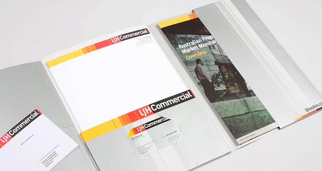 LJ Hooker Commercial Folder Stationary LJ Hooker Commercial Folder Stationary