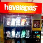 Havaiana vending machine