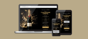 Moët Chandon Champagne Cinema Micro site Design