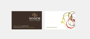 SOMM Business Card Design